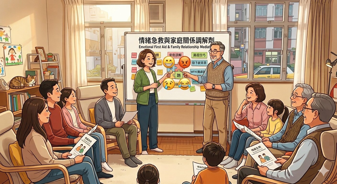情緒急救與家庭關係調解劑